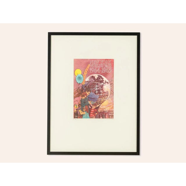 White New York World's Fair Advertising Poster, 1962 For Sale - Image 8 of 8