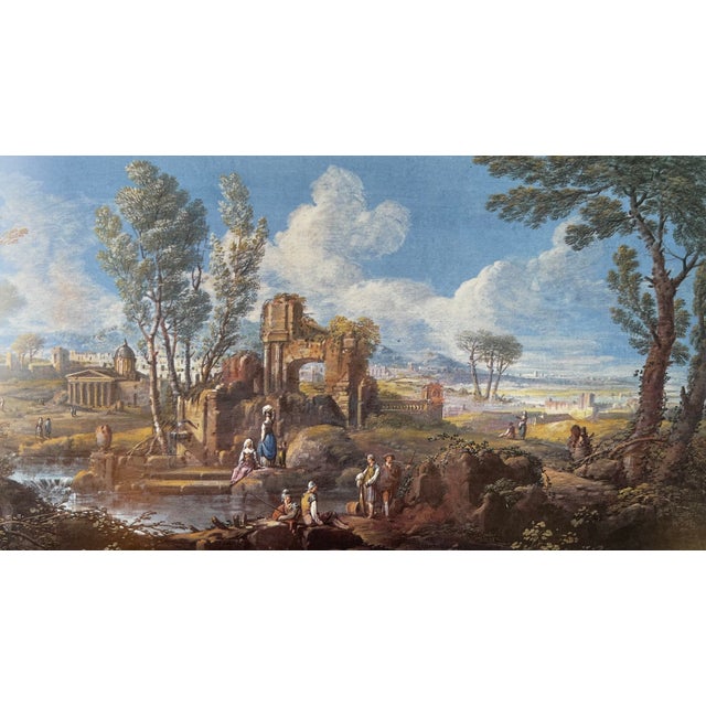 Maria Luigia Raggi, 18th Century Italian Capriccio Landscape Painting For Sale - Image 12 of 13