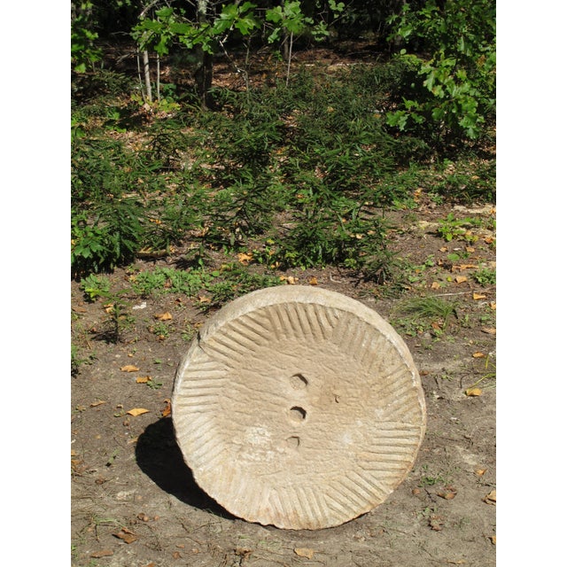 Stone 1930s Granite Mill Water Fountain Stone 11 For Sale - Image 7 of 8