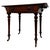 19th Century English Freestanding Mahogany Writing Table For Sale - Image 4 of 12