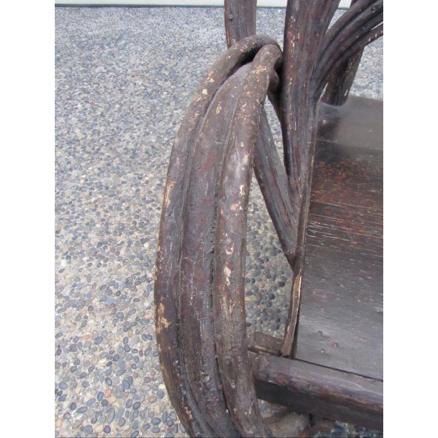 Antique Folk Art Bentwood Twig Chair For Sale - Image 18 of 18