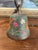 1970s Vintage Brass Toned Hanging Bell With Hand-Painted Elephant and Floral Motifs, India For Sale - Image 5 of 8