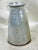 Ivory Signed Fp Studio Pottery Vase Iridescent Glaze Carved 7” For Sale - Image 8 of 12