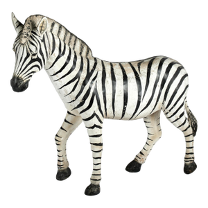 Vintage Life Size Zebra Model or Sculpture