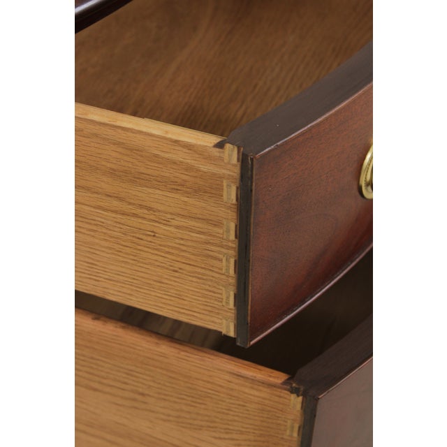 Baker Historic Charleston Demilune Mahogany Server Console For Sale In Philadelphia - Image 6 of 13