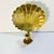 1970s Vintage Hollywood Regency Neoclassical Coastal Brass Shell Wall Candle Holder Sconce. For Sale - Image 9 of 12
