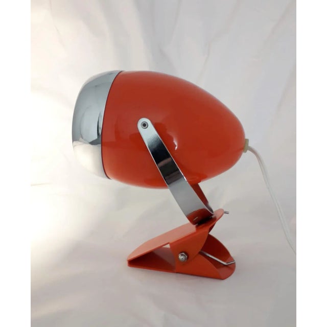 Italian 1970s Orange Italian Spotlight For Sale - Image 3 of 13