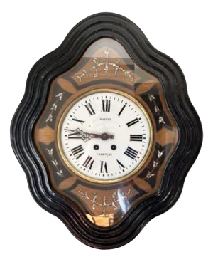 Antique Victorian French Wall Clock, 1860s