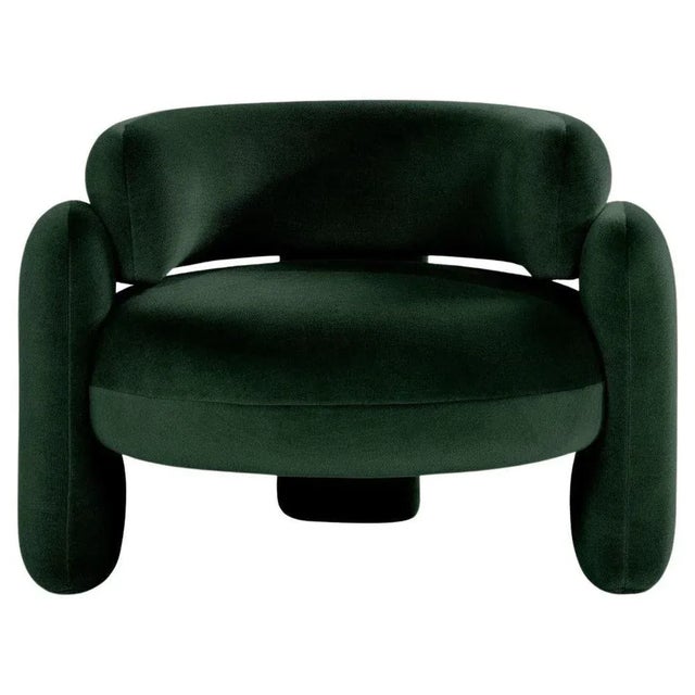 Black Embrace Gentle 973 Armchair by Royal Stranger For Sale - Image 8 of 8
