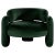 Black Embrace Gentle 973 Armchair by Royal Stranger For Sale - Image 8 of 8