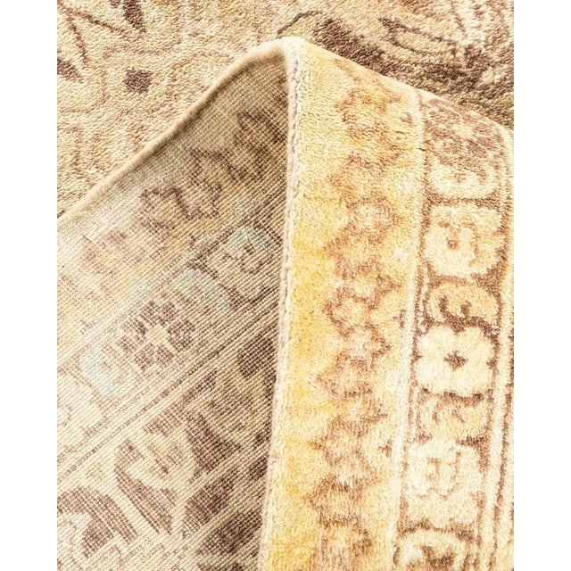 Mogul, One-of-a-Kind Hand-Knotted Area Rug in Yellow, 6' 2" x 8' 4" For Sale In New York - Image 6 of 8
