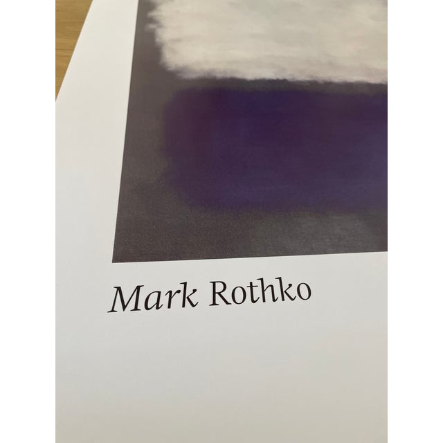 Paper Mark Rothko (1903-1970), Blue and Grey, 1962, C/O Beeldrecht, Amsterdam, 1996, Courtesy Galerie Beyeler, Basel, Printed in Holland For Sale - Image 7 of 8