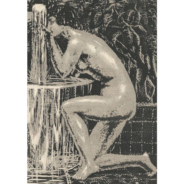 Raphaël Drouart, The Soul and the Mind, 1920s, Etching For Sale - Image 6 of 11