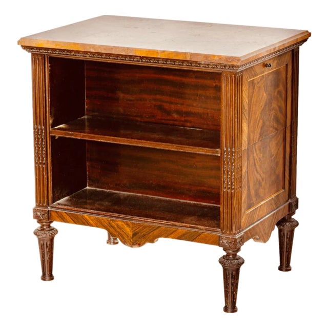 A Neoclassical Style Marble Top Bookstand, Circa 1900, For Sale