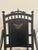 Vintage 1976 Bicentennial Folding Rocking Chair-Americana Folding Rocker - Colonial Revival Style - Black & Gold-Eagle Stencil For Sale - Image 10 of 12