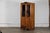 Vintage Indian Teakwood Bookcase, a very sweet piece of fruitwood colored teak. In the Deco style, mid-20th century, with...