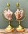 Vintage Brass and Wood Shell Lamps - Pair For Sale - Image 11 of 12