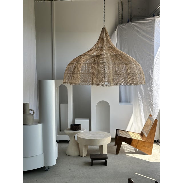 Vintage Rattan Hanging Light, 2010s For Sale - Image 15 of 18