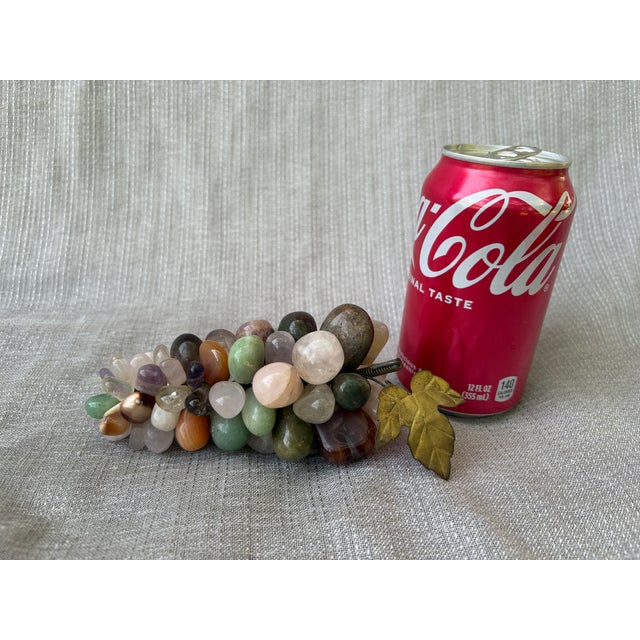 Natural Polished Gemstone Grape Cluster For Sale - Image 10 of 12