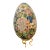 Gorgeous Cloisonné Polychrome Enamel Large Egg on Stand For Sale