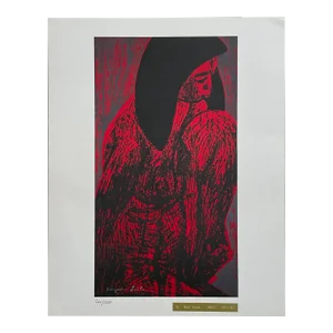 Kiyoshi Saitō (Japanese, 1907-1997) - “Red Nude” Lithograph on Heavy Art Paper (1960, #126/1200)