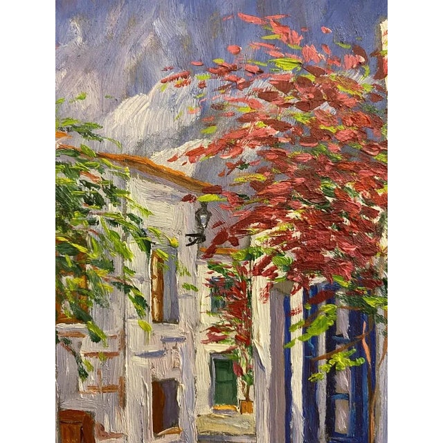 Contemporary Avel, Mykonos, 2023, Oil on Canvas, Framed For Sale - Image 3 of 6