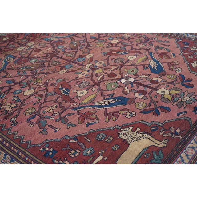 Antique Malayer Rug 5'4'' x 6'4'' For Sale In New York - Image 6 of 10