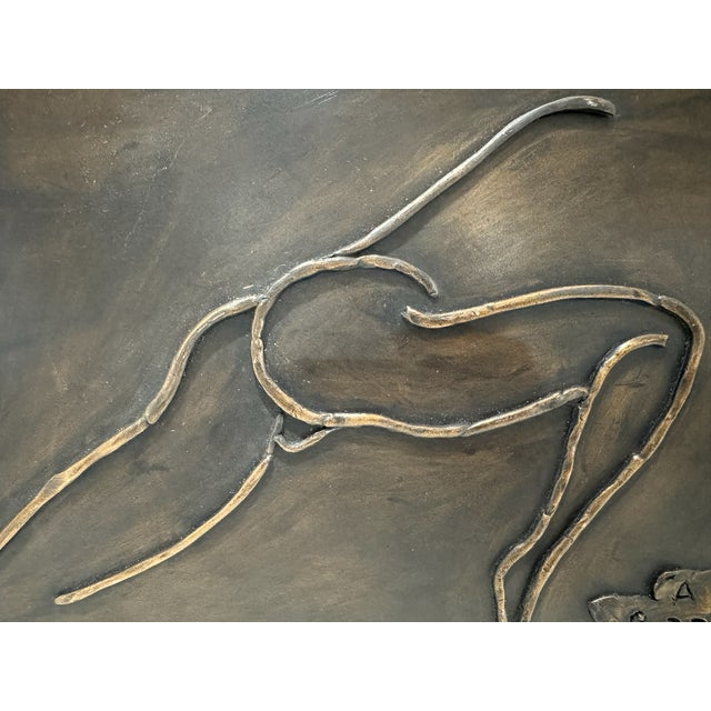 Original Larry Mohr sculpture in Resin acquired from the artist’s estate. This piece is signed on the front. This work...