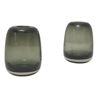 Murano Glass Vases, 1960s, Set of 2 For Sale