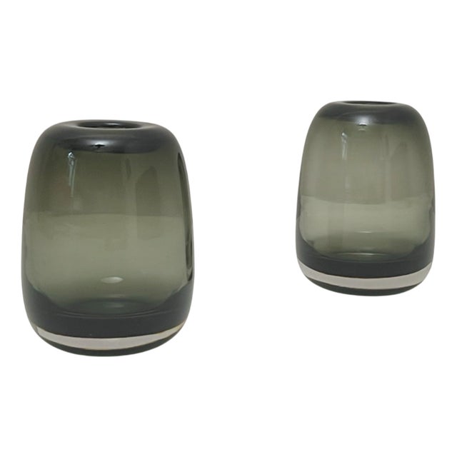 Murano Glass Vases, 1960s, Set of 2 For Sale