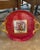 1890s Antique Red and Golden Porcelain Victoria Carlsbad Tray For Sale - Image 12 of 13