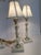 1940s 1940s Hollywood Regency/Art Deco Marble Base Boudoir Lamps - a Pair For Sale - Image 5 of 5