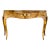 1960s Mid Century Transitional Modern Italian Oyster Burl Olive Console Table or Desk For Sale