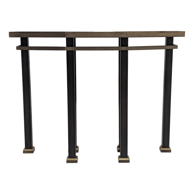 Bespoke Brass Console Table For Sale