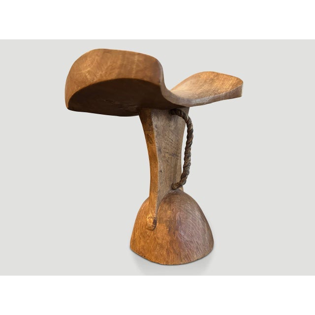 Contemporary Antique African Headrest For Sale - Image 3 of 5