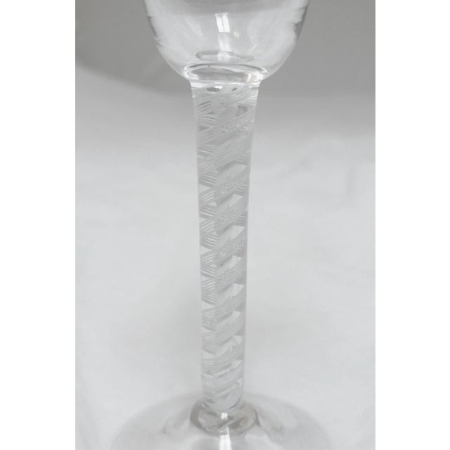 Traditional C. 1765 Twist Stem Cordial For Sale - Image 3 of 6