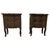 Brown French Country Oak Bedside Tables, 1960, Set of 2 For Sale - Image 8 of 8