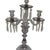 Antique Heisey Glass Puritan 3-Light Candelabra #300 Complete Prisms Sun Purple Tint Made in USA c.1904-1915. Approx. 20...