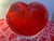 Pop Art Murano Red & Clear Bulacante Heart Vase For Sale - Image 3 of 12
