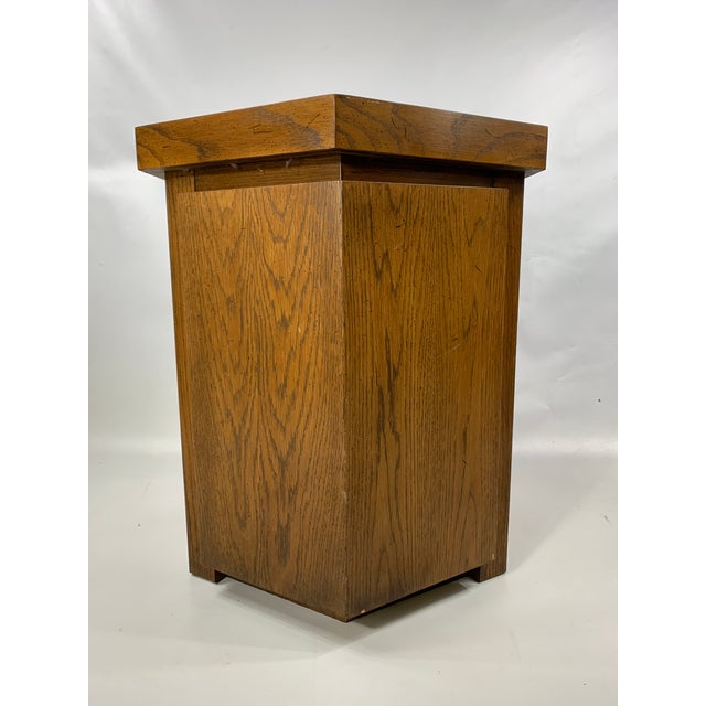 1960s Brutalist Lane Hexagonal Storage End Table Chairish