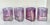 Amethyst Set of 4 Postmodern Amethyst Glass Tumblers With Stepped Geometric Profile For Sale - Image 8 of 8