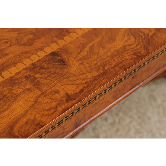 Italian Style Inlaid Pedestal Dining Table For Sale In Philadelphia - Image 6 of 18