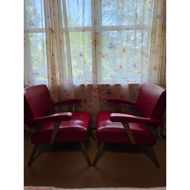 Atomic 1950s Mid-Century Modern Viking Artline Chairs - Set of 2 For Sale - Image 4 of 10