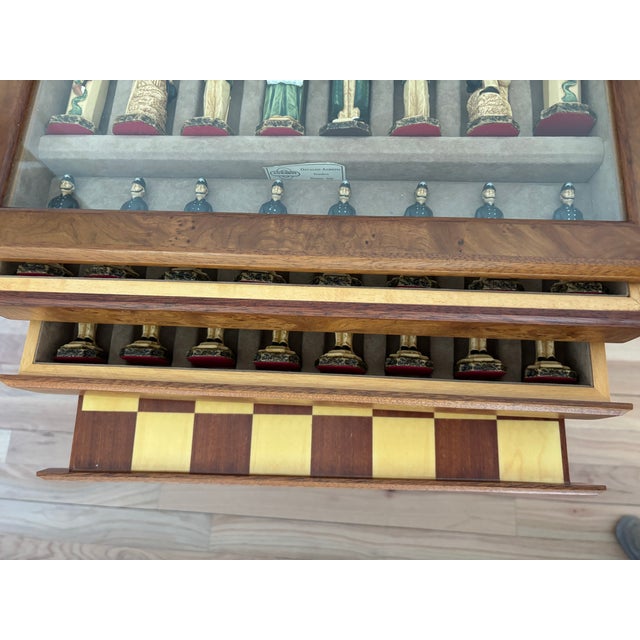 Wood Osvaldo Agresti Late 20th Century Briarwood Chess Set For Sale - Image 7 of 9
