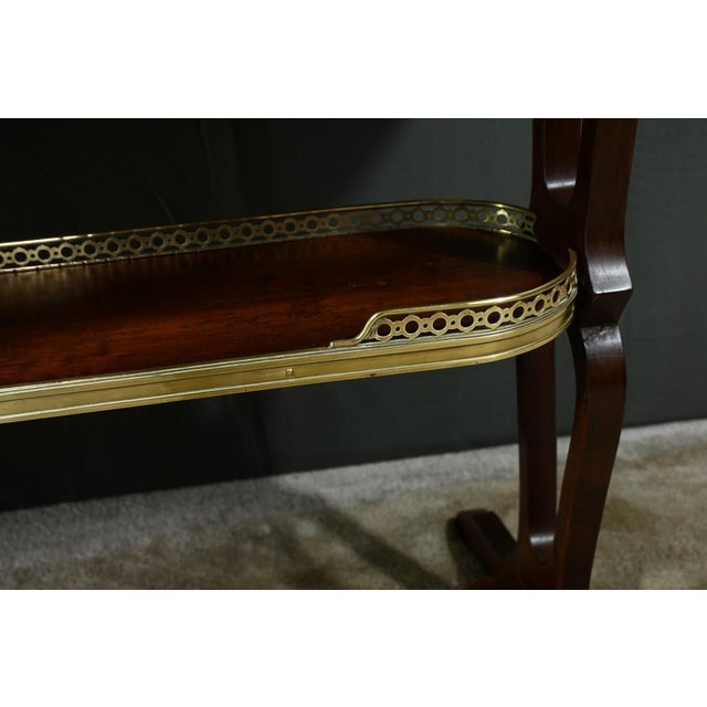 Late 19th Century Rognon Table L’Escalier de Cristal in Speckled Mahogany, 1890s For Sale - Image 13 of 18