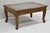 Henredon Town & Country French Style Carved Oak Wood Slate Top Low Accent Table For Sale - Image 9 of 9