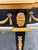 1960s Designer Couch Table in Louis XVI Black, White Marble For Sale - Image 4 of 10