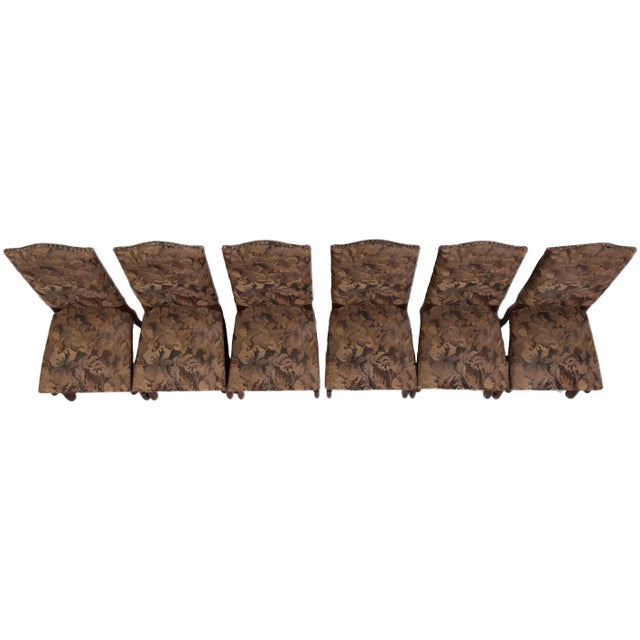 Antique Baroque Chairs in Oak, 1750, Set of 6 For Sale - Image 10 of 17