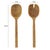 Swirled resin patterns give these serving spoons a bold, artful look that feels modern yet organic. Sold as a set of two,...