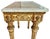 Italian Neoclassical Gilt Console Table With Marble Top, 18th Century For Sale - Image 11 of 12